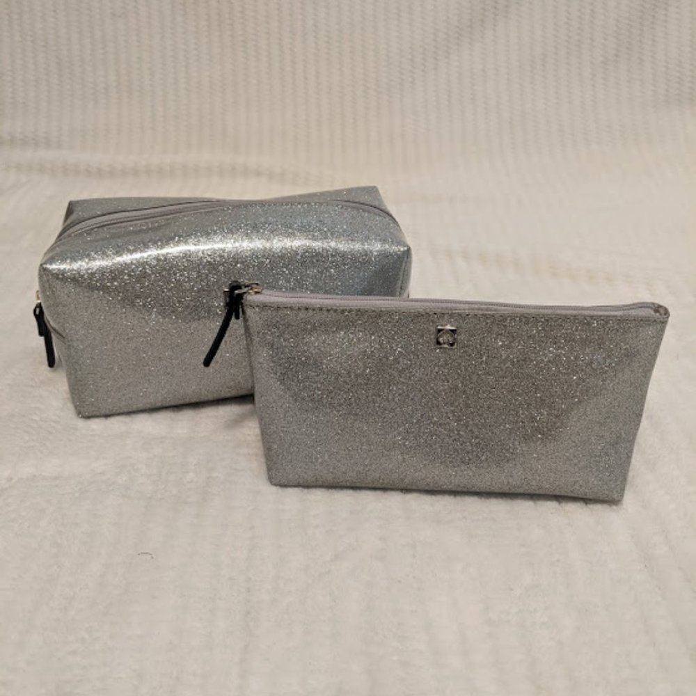 Silver Kate Spade Makeup/Cosmetic Cases - Great condition
